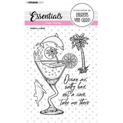 StudioLight  Essentials Nr.260 Clear Stamps - Dolphins Cocktail